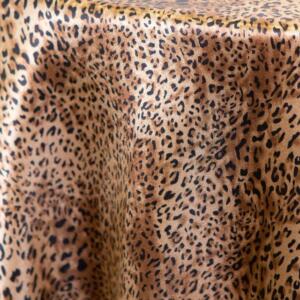 Satin Tablecloth: Leopard