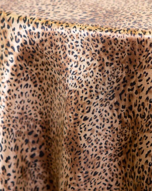Satin Tablecloth: Leopard