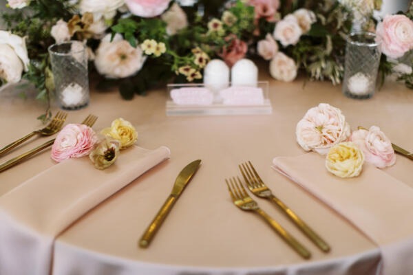 Satin Tablecloth: Blush Matte - Image 4