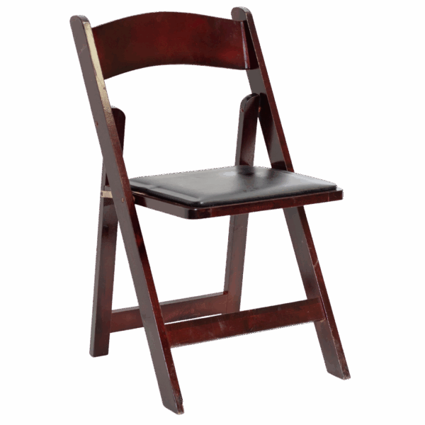 Folding Chair: Mahogany