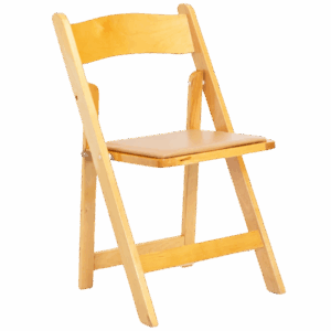 Folding Chair: Natural Wood
