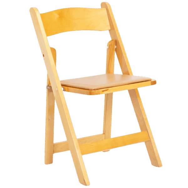 Folding Chair: Natural Wood