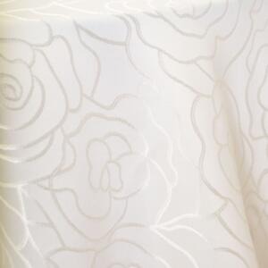 Rio Rose Tablecloth: Off-White/ Alabaster