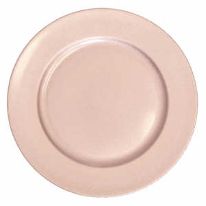 Acrylic Charger: Rose Gold Blush