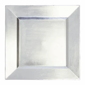 Acrylic Charger: Silver Square