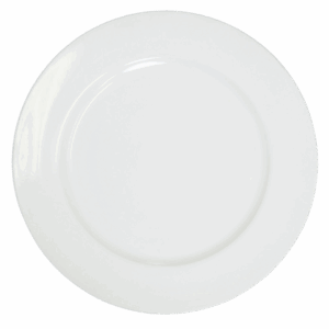 Acrylic Charger: White Plain