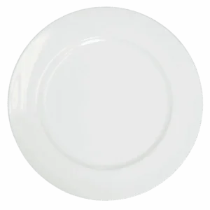 Acrylic Charger: White Plain