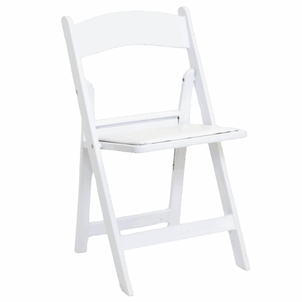 Folding Chair: White