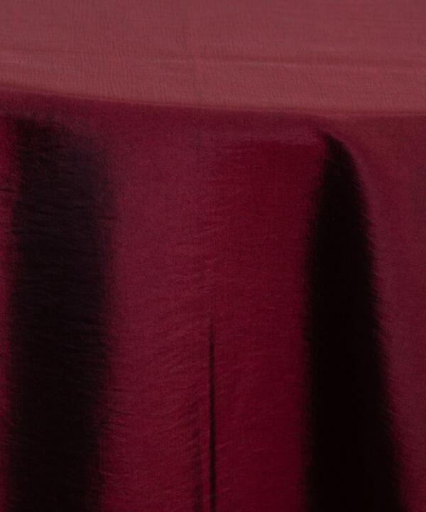 Taffeta Tablecloth: Burgundy
