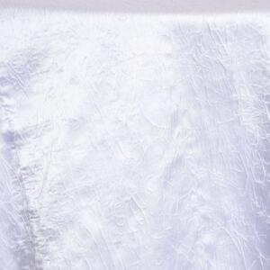 Crushed Satin Tablecloth: White