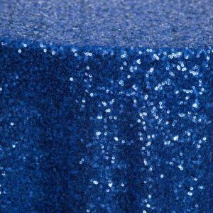 Sequin Glitz Tablecloth: Royal Blue