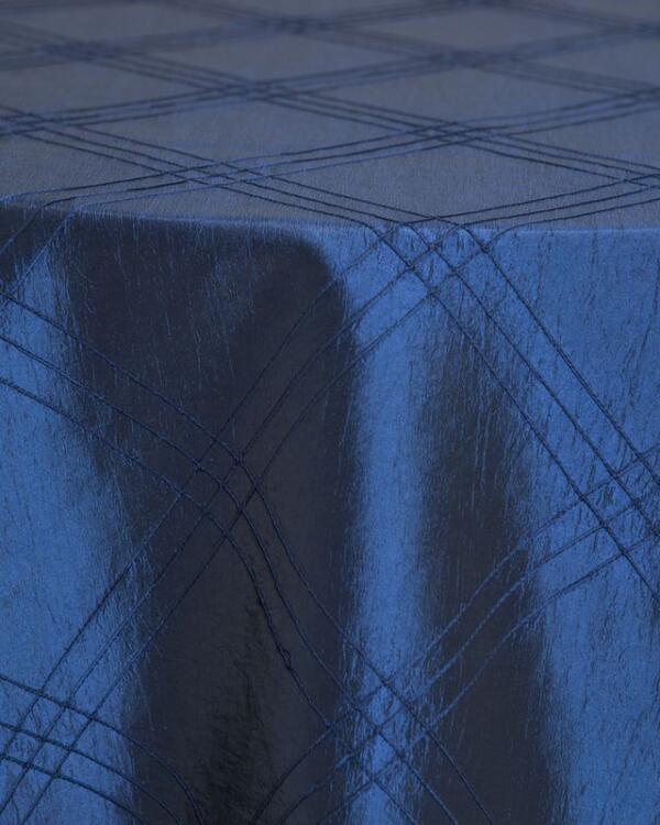 Pintuck (Triple) Tablecloth: Midnight Blue