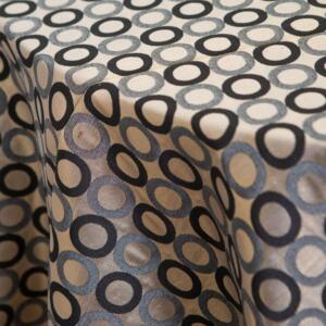 Rabanne Tablecloth: Black/Gold (Reverse Side)