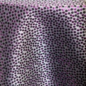 Festivale Tablecloth: Fuchsia/ Black