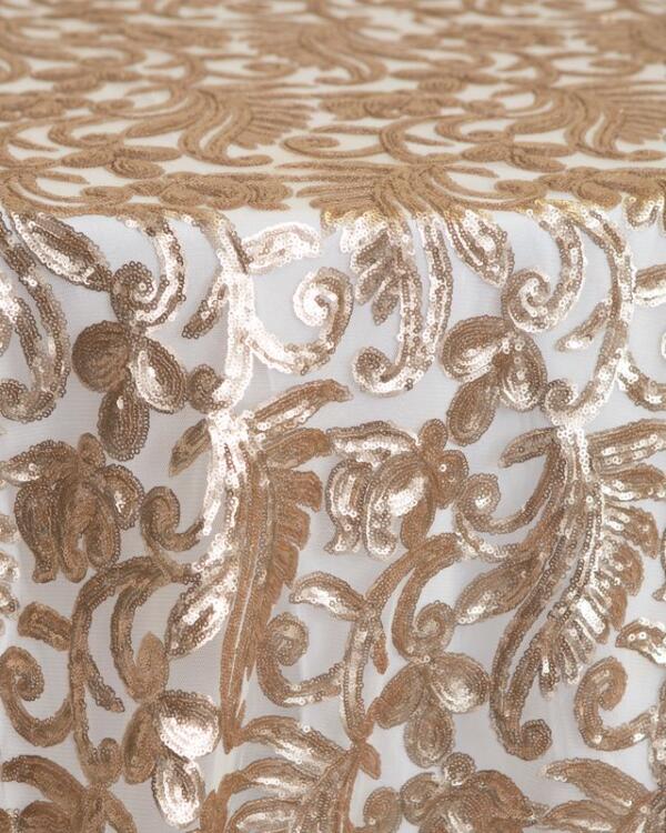Sequin Mesh Overlay: Florentine