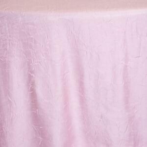 Crushed Satin Tablecloth: Pink