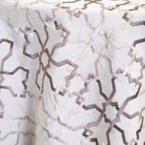 Heather Tablecloth: Platinum