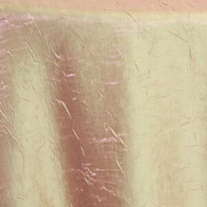 Crushed Satin  Tablecloth: Pink/Lime