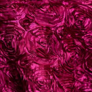 Heirloom Rose Tablecloth: Fuchsia