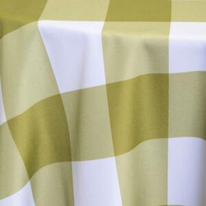 Buffalo Check tablecloth: Green/ White