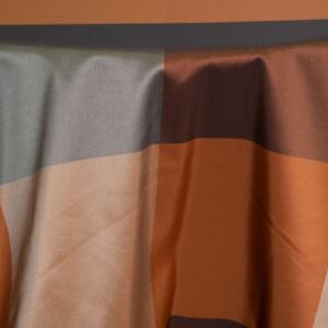 Taffeta Tablecloth: Brown Plaid