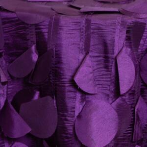 Confetti Tablecloth: Eggplant