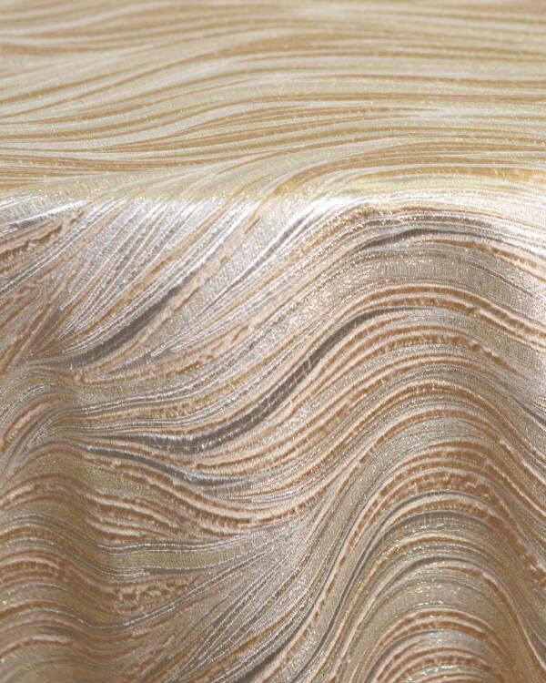 Charisma Tablecloth: Gold/Champagne