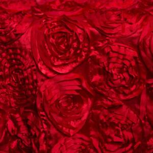 Heirloom Rose Tablecloth: Red