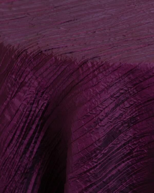 Fortuny Tablecloth: Eggplant