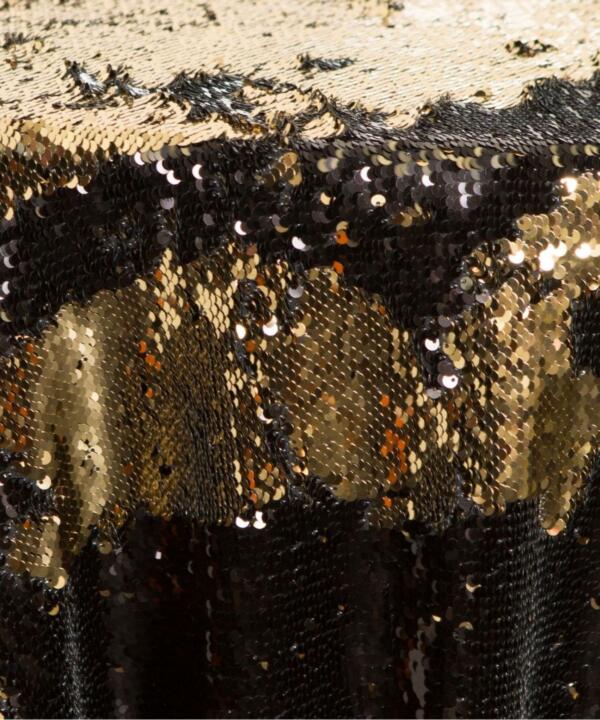 Reversible Tablecloth: Black/Gold