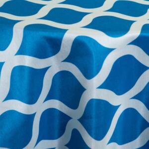 Wisker Bisket Tablecloth: Blue