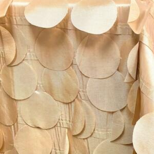 Confetti Tablecloth: Champagne