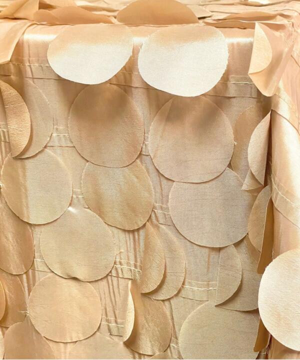 Confetti Tablecloth: Champagne