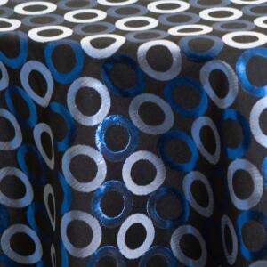 Rabanne Tablecloth: Royal Blue/Black