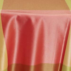 Plaid Taffeta Tablecloth: Lime/ Pink/ Yellow