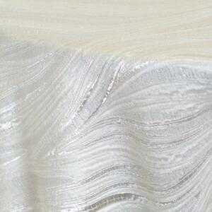 Charisma Tablecloth: Silver/Ivory