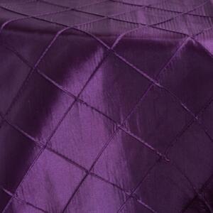 Pintuck Tablecloth: Eggplant