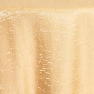 Crushed Satin Tablecloth: Gold