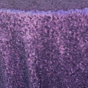 Sequin Glitz Tablecloth: Grape