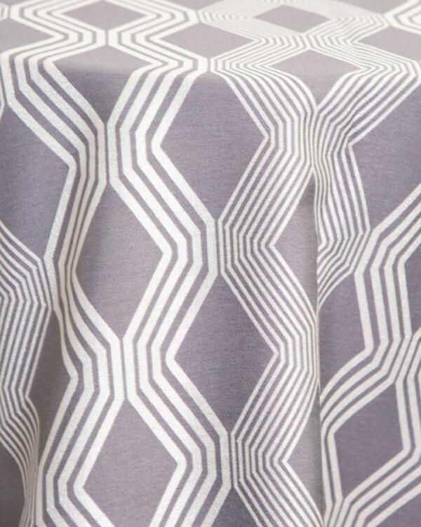 Aubrey Tablecloth: Grey (Reverse Side)
