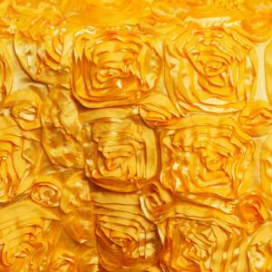 Heirloom Rose Tablecloth: Yellow