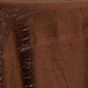Crushed Satin Tablecloth: Brown