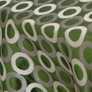 Rabanne Tablecloth: Ivory/Apple (Reverse Side)