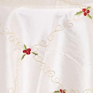 Holly Tablecloth: Ivory