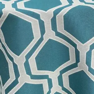 Paige Tablecloth: Jade (Reverse Side)