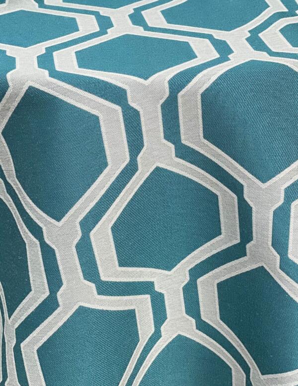 Paige Tablecloth: Jade (Reverse Side)