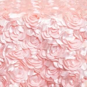 Heirloom Rose Tablecloth: Light Pink Baby Roses