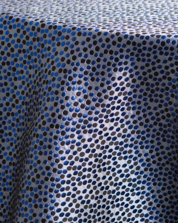 Festivale Tablecloth: Royal Blue/ Black