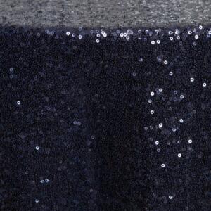Sequin Glitz Tablecloth: Navy