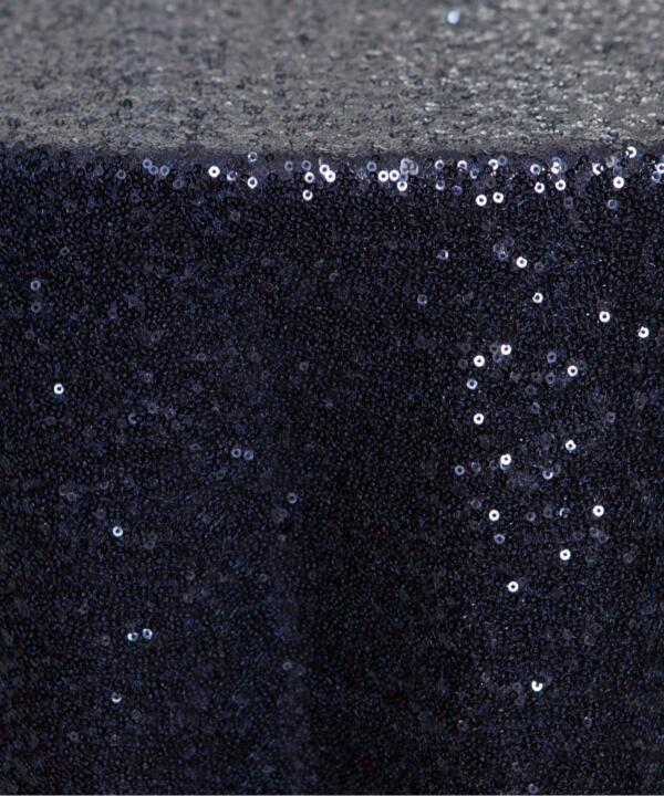 Sequin Glitz Tablecloth: Navy